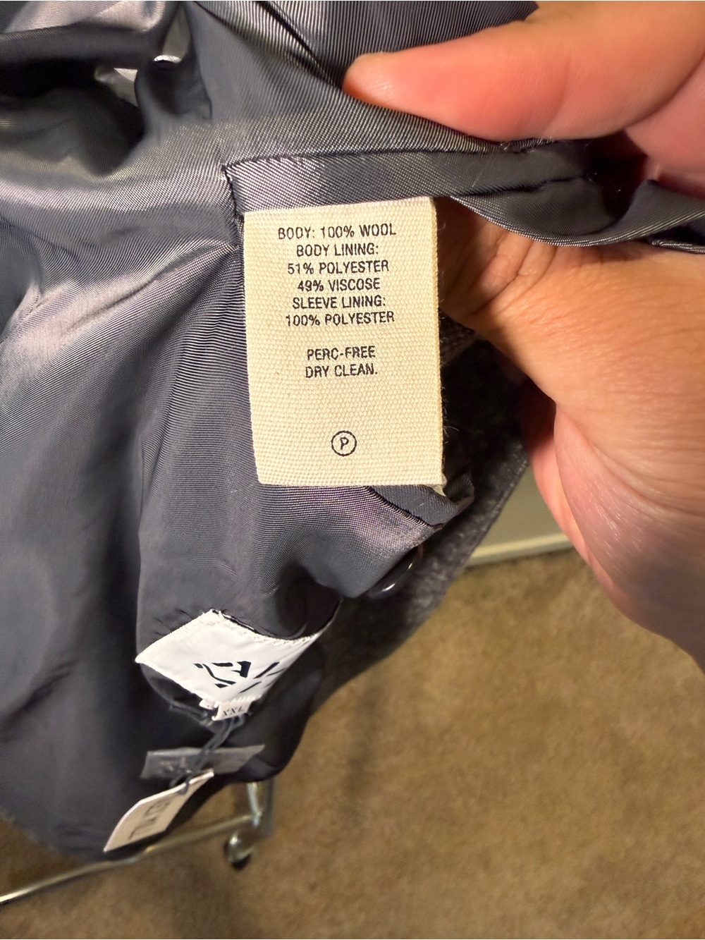 ALEX MILL - Wyatt Blazer in Grey Donegal Wool, Men’s 2XL (NWT) - Picture 10 of 15